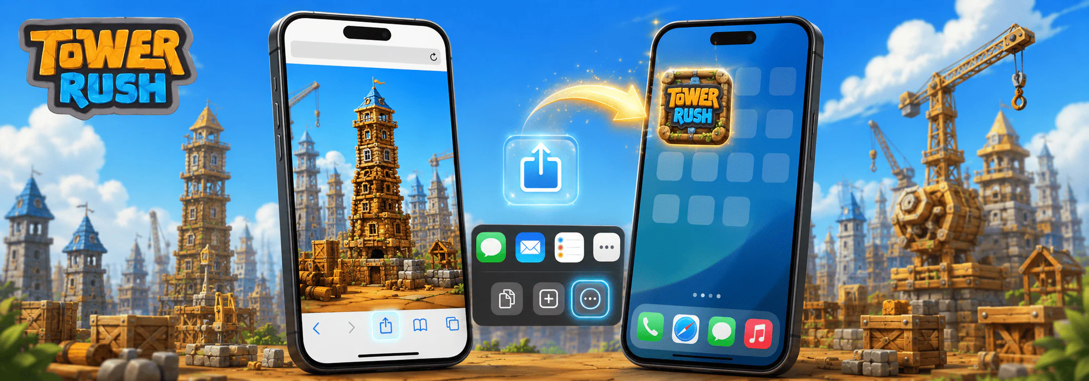 Tower Rush pour iOS